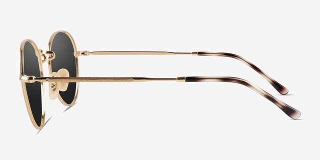 Ray-Ban RB3582 David Gold MetalSunglass Frames from EyeBuyDirect, Side View