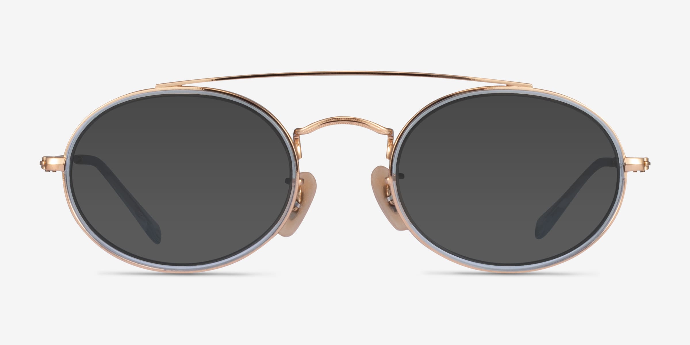Ray-Ban Gold-Tinted Aviator Sunglasses 3847-N Ray-Ban RB3625 New Aviator Sunglasses | LensCrafters main image 2