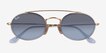 Ray-Ban RB3847N Gold MetalSunglass Frames from EyeBuyDirect, Closed View