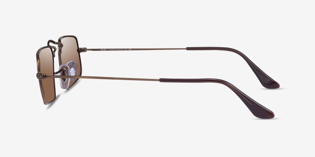 Ray-Ban RB3957 Julie Antique Gold MetalSunglass Frames from EyeBuyDirect, Side View
