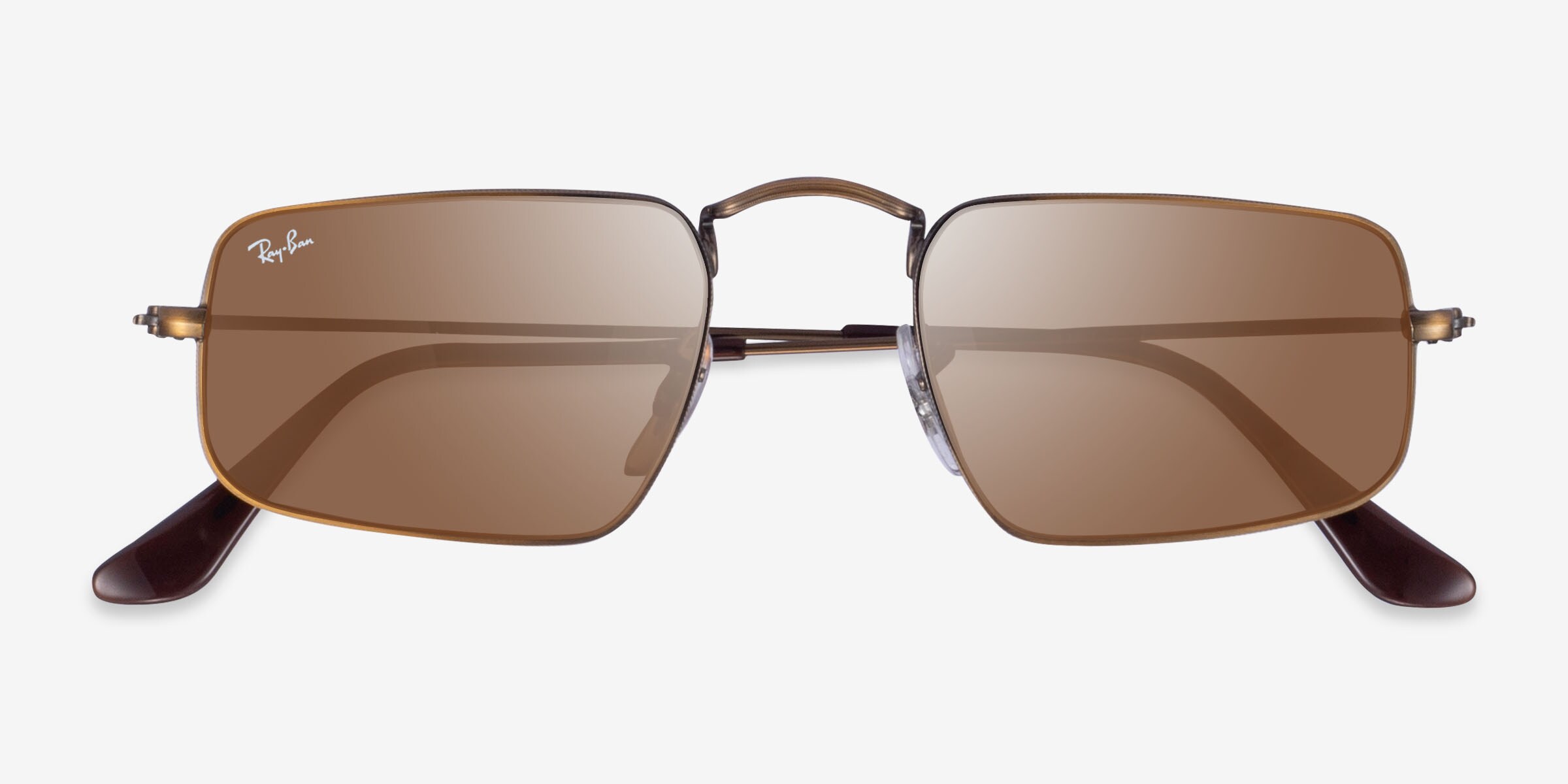 Ray-Ban RB3957 Julie - Rectangle Antique Gold Frame Prescription