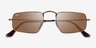 Ray-Ban RB3957 Julie Antique Gold MetalSunglass Frames from EyeBuyDirect, Closed View