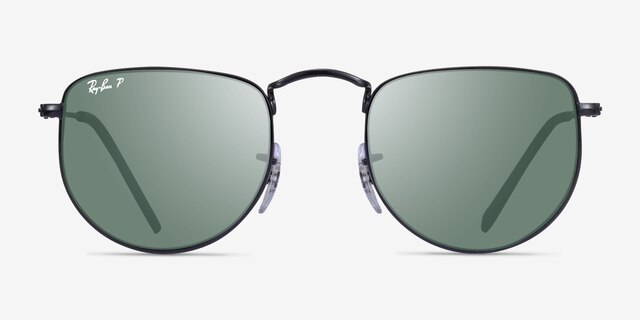 Ray-Ban RB3958 Elon Shiny Black MetalSunglass Frames from EyeBuyDirect, Front View
