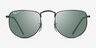 Ray-Ban RB3958 Elon Shiny Black MetalSunglass Frames from EyeBuyDirect, Front View