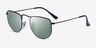 Ray-Ban RB3958 Elon Shiny Black MetalSunglass Frames from EyeBuyDirect, Angle View