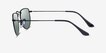 Ray-Ban RB3958 Elon Shiny Black MetalSunglass Frames from EyeBuyDirect, Side View