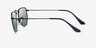 Ray-Ban RB3958 Elon Shiny Black MetalSunglass Frames from EyeBuyDirect, Side View