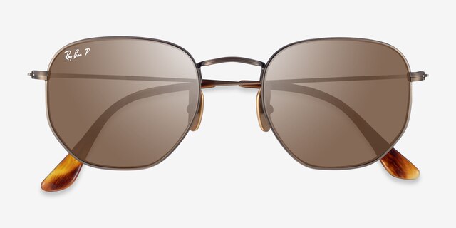 Ray-Ban RB8148 Gunmetal TitaniumSunglass Frames from EyeBuyDirect, Closed View