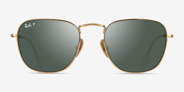 Ray-Ban RB8157 Frank Shiny Gold TitaniumSunglass Frames from EyeBuyDirect, Front View