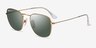 Ray-Ban RB8157 Frank Shiny Gold TitaniumSunglass Frames from EyeBuyDirect, Angle View