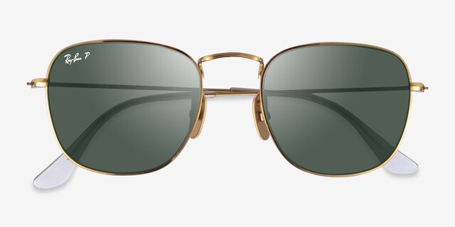 Ray-Ban RB8157 Frank Shiny Gold TitaniumSunglass Frames from EyeBuyDirect, Closed View