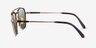 Ray-Ban RB8258 Frank Ii Shiny Gold TitaniumSunglass Frames from EyeBuyDirect, Side View