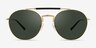 Vogue Eyewear VO4240S Shiny Gold MetalSunglass Frames from EyeBuyDirect, Front View