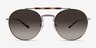 Vogue Eyewear VO4240S Silver Tortoise MetalSunglass Frames from EyeBuyDirect, Front View