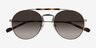 Vogue Eyewear VO4240S Silver Tortoise MetalSunglass Frames from EyeBuyDirect, Closed View