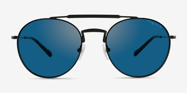 Vogue Eyewear VO4240S Matte Black MetalSunglass Frames from EyeBuyDirect, Front View