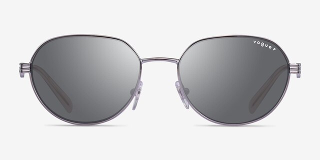 Vogue Eyewear VO4254S Matte Silver MetalSunglass Frames from EyeBuyDirect, Front View