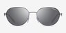 Vogue Eyewear VO4254S Matte Silver MetalSunglass Frames from EyeBuyDirect, Front View