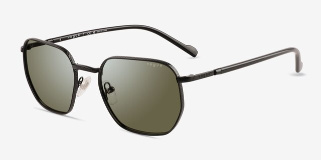Vogue Eyewear VO4257S Matte Black MetalSunglass Frames from EyeBuyDirect, Angle View