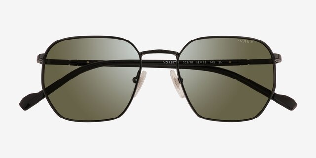 Vogue Eyewear VO4257S Matte Black MetalSunglass Frames from EyeBuyDirect, Closed View