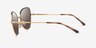Vogue Eyewear VO4255S Shiny Gold MetalSunglass Frames from EyeBuyDirect, Side View