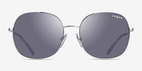 Vogue Eyewear VO4272S Argenté Métal Soleil de Lunette de vue d'EyeBuyDirect, Vue de Face