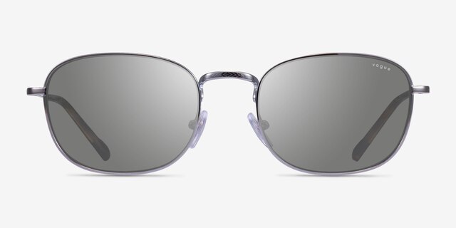 Vogue Eyewear VO4276S Matte Silver MetalSunglass Frames from EyeBuyDirect, Front View