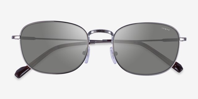 Vogue Eyewear VO4276S Matte Silver MetalSunglass Frames from EyeBuyDirect, Closed View