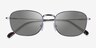 Vogue Eyewear VO4276S Matte Silver MetalSunglass Frames from EyeBuyDirect, Closed View