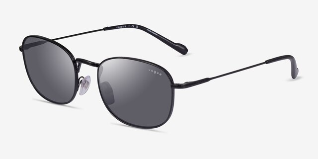 Vogue Eyewear VO4276S Shiny Black MetalSunglass Frames from EyeBuyDirect, Angle View