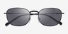 Vogue Eyewear VO4276S Shiny Black MetalSunglass Frames from EyeBuyDirect, Closed View