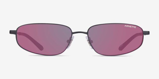 ARNETTE Narro Black MetalSunglass Frames from EyeBuyDirect, Front View