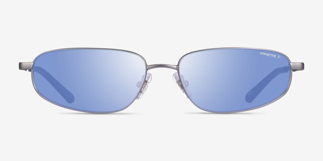 ARNETTE Narro Silver MetalSunglass Frames from EyeBuyDirect, Front View
