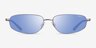 ARNETTE Narro Silver MetalSunglass Frames from EyeBuyDirect, Front View