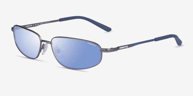 ARNETTE Narro Silver MetalSunglass Frames from EyeBuyDirect, Angle View
