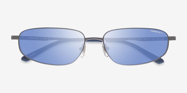 ARNETTE Narro Silver MetalSunglass Frames from EyeBuyDirect, Closed View