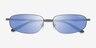 ARNETTE Narro Silver MetalSunglass Frames from EyeBuyDirect, Closed View