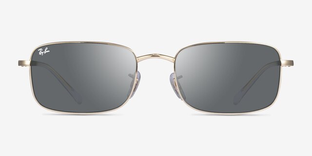 Ray-Ban RB3746 Gold MetalSunglass Frames from EyeBuyDirect, Front View