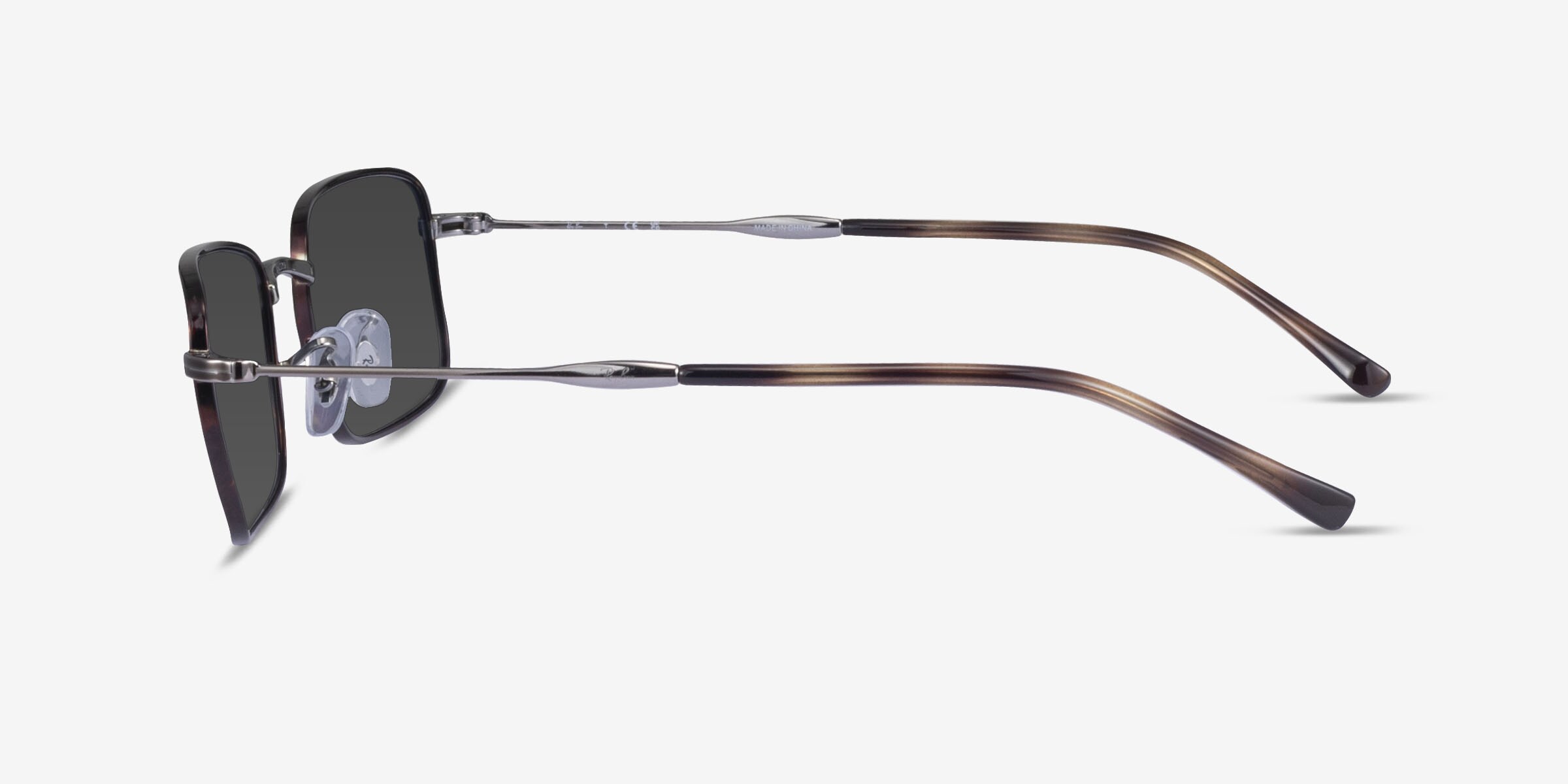 Ray-Ban RB3746 - Rectangle Gold Frame Prescription Sunglasses