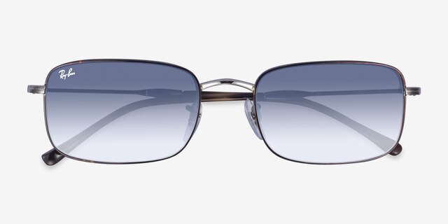 Ray-Ban RB3746 Tortoise MetalSunglass Frames from EyeBuyDirect, Closed View
