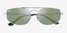 Ray-Ban RB3845 Explorer 5 Silver MetalSunglass Frames from EyeBuyDirect, Closed View