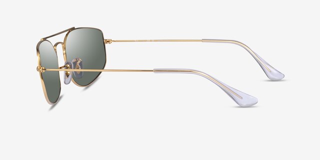 Ray-Ban RB3845 Explorer 5 Gold MetalSunglass Frames from EyeBuyDirect, Side View