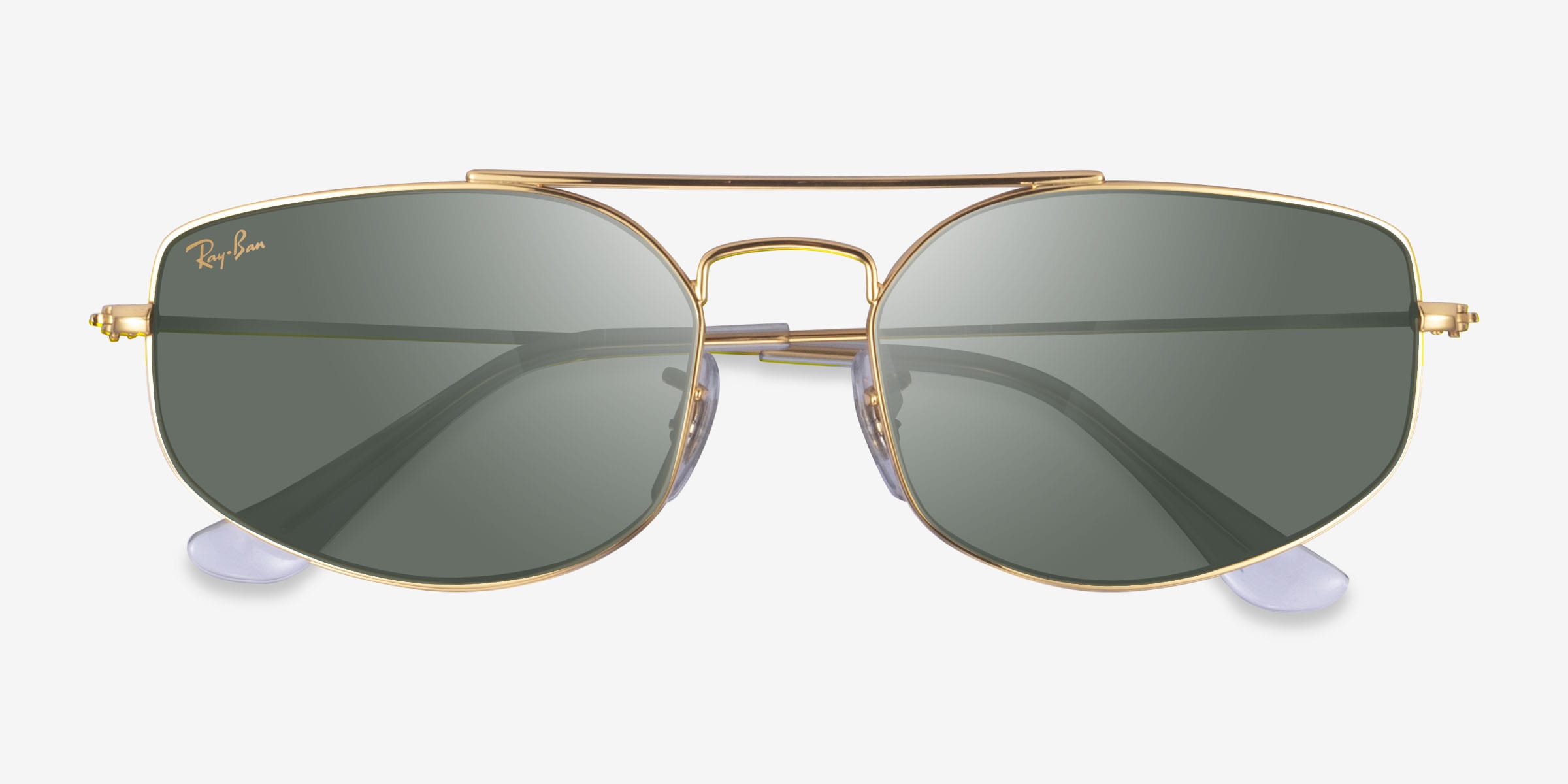 Ray-Ban Gold and Silver Sunglasses Sunglasses Ray-Ban RB3447 Round Metal Legend Gold | Free  main image 2