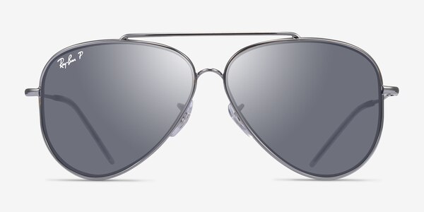 Ray-Ban RBR0101S Reverse Gunmetal Métal Soleil de Lunette de vue