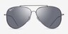 Ray-Ban RBR0101S Reverse Gunmetal MetalSunglass Frames from EyeBuyDirect, Front View