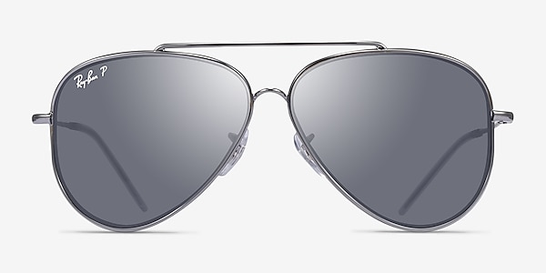 Ray-Ban RBR0101S Reverse Gunmetal Métal Soleil de Lunette de vue
