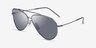 Ray-Ban RBR0101S Reverse Gunmetal MetalSunglass Frames from EyeBuyDirect, Angle View