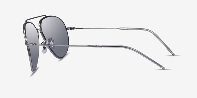 Ray-Ban RBR0101S Reverse Gunmetal MetalSunglass Frames from EyeBuyDirect, Side View