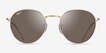 Ray-Ban Round Reverse Gold MetalSunglass Frames from EyeBuyDirect, Front View