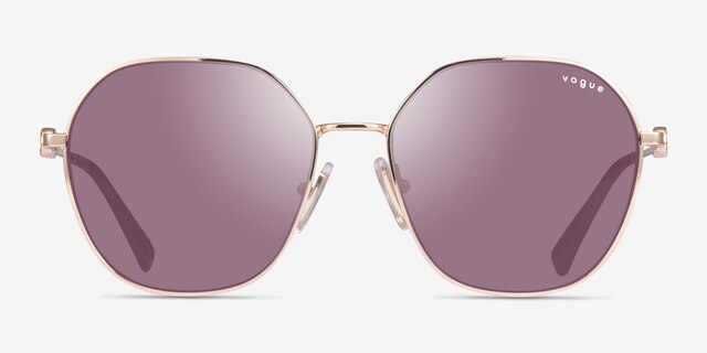 Vogue Eyewear VO4318SB Or rose MétalSoleil de Lunette de vue d'EyeBuyDirect, Vue de Face